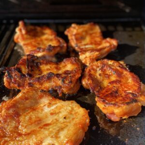 Glazed Boneless Chicken Thighs